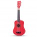 GUITARRA INFANTIL DE LUXE VERMELHA